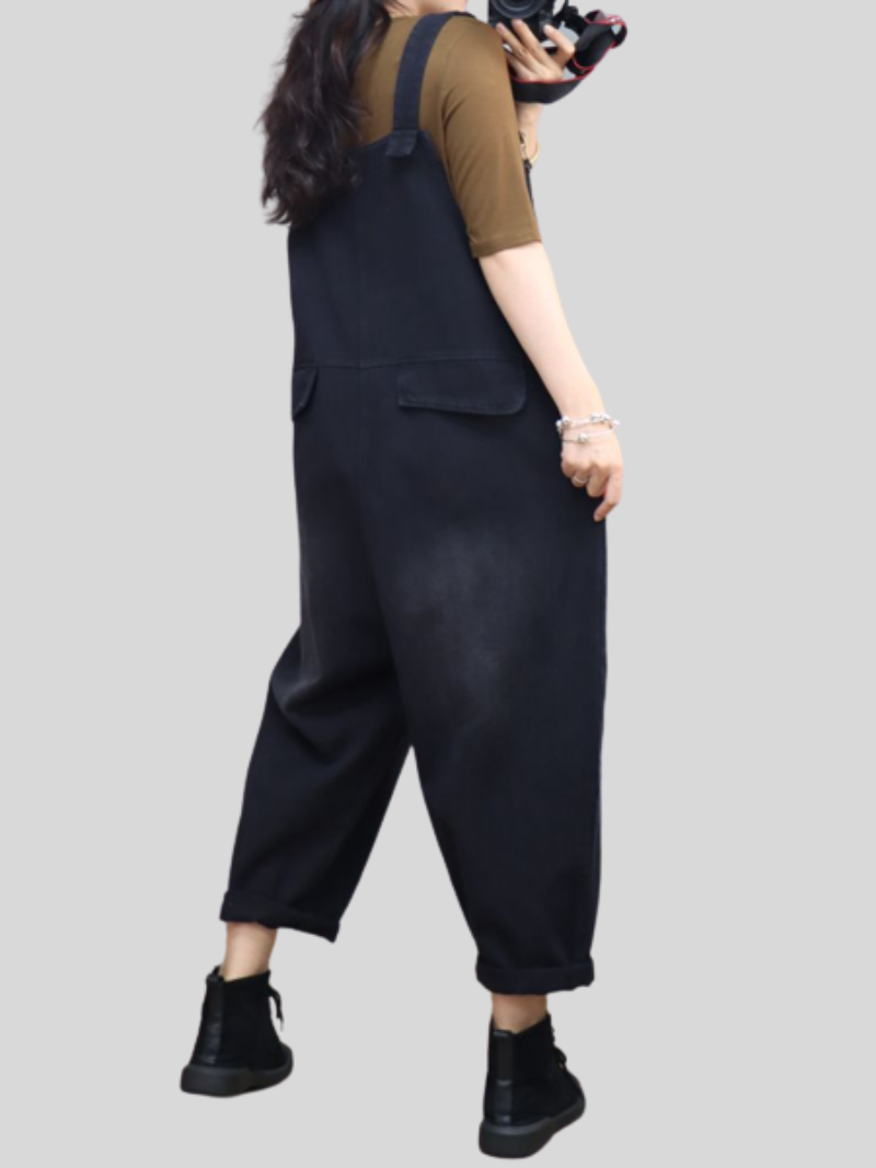 WallFlower Womens's Denim High Waist Overalls - Fashionpara