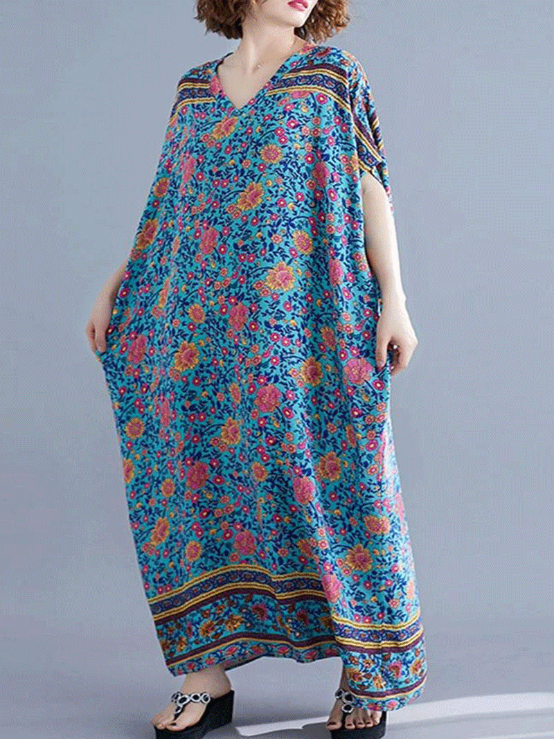 Shore To Shore Kaftan Dress - Fashionpara