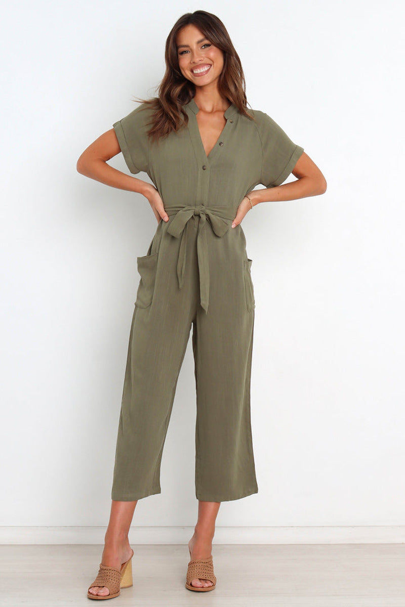 Aria Jumpsuit - Green