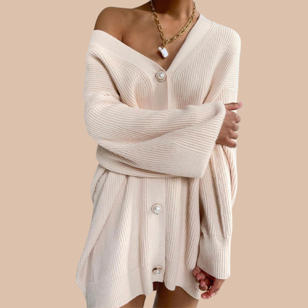 Miranda V-neck Cardigan for Effortless Everyday Elegance