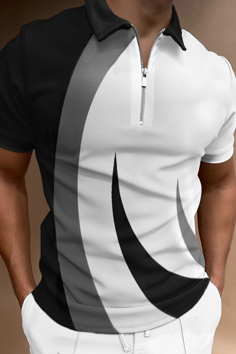 Men's Printed Slim Fit Polo Shirt - Fashionpara