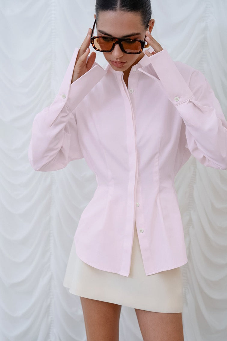 Minimalist Waist Define Blouse