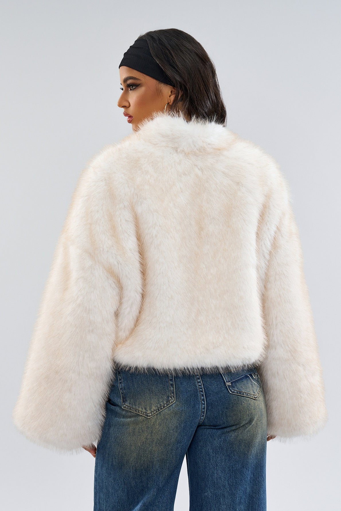 Chic Vintage Faux Fur Short Coat for Stylish Warmth