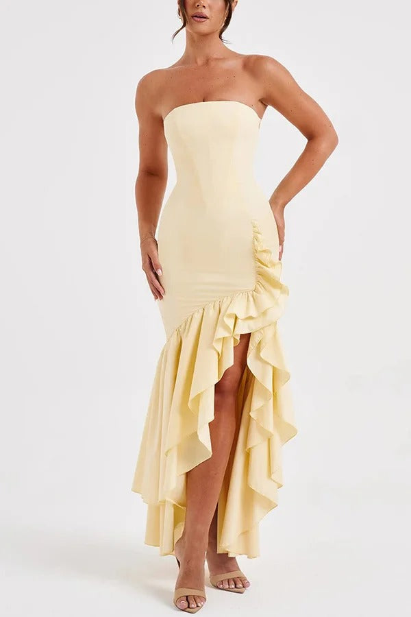 Lindsay Off Shoulder Maxi Dress - View 17