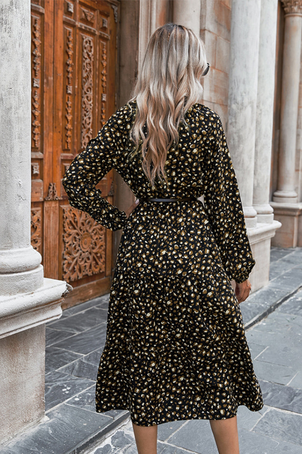 Leopard Print Dress - Fashionpara