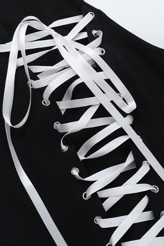 Black Bubble Gothic Dress