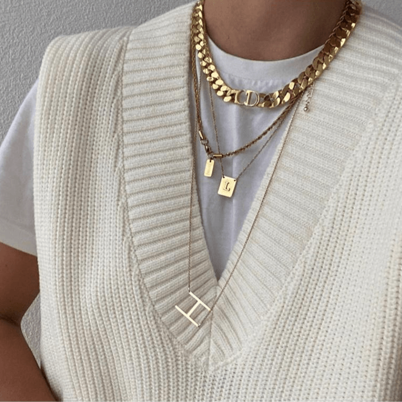 Shanika Knit Oversized Vest 3