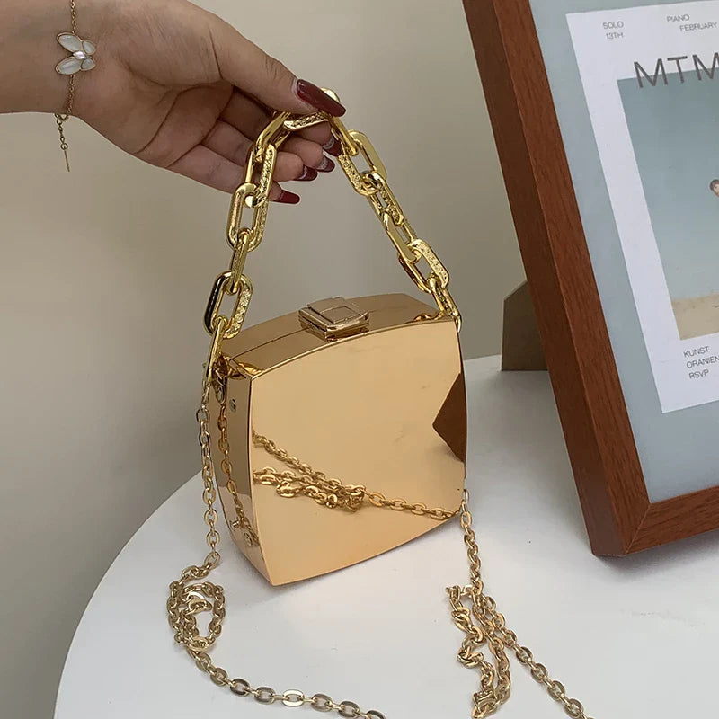 2022 Trend Designer PVC Box Clutch Bag