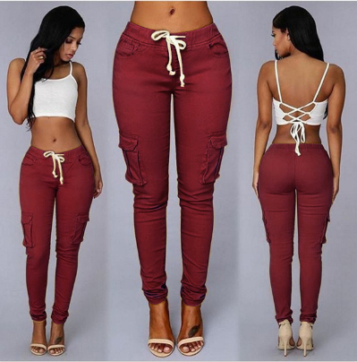 KittenAlarm - Elastic Sexy Skinny Pencil Jeans For Women Leggings Jeans Woman High Waist Jeans Women's Thin-Section Denim Pants