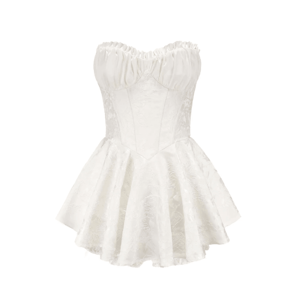 Graduation Weekend Satin Corset Mini Dress