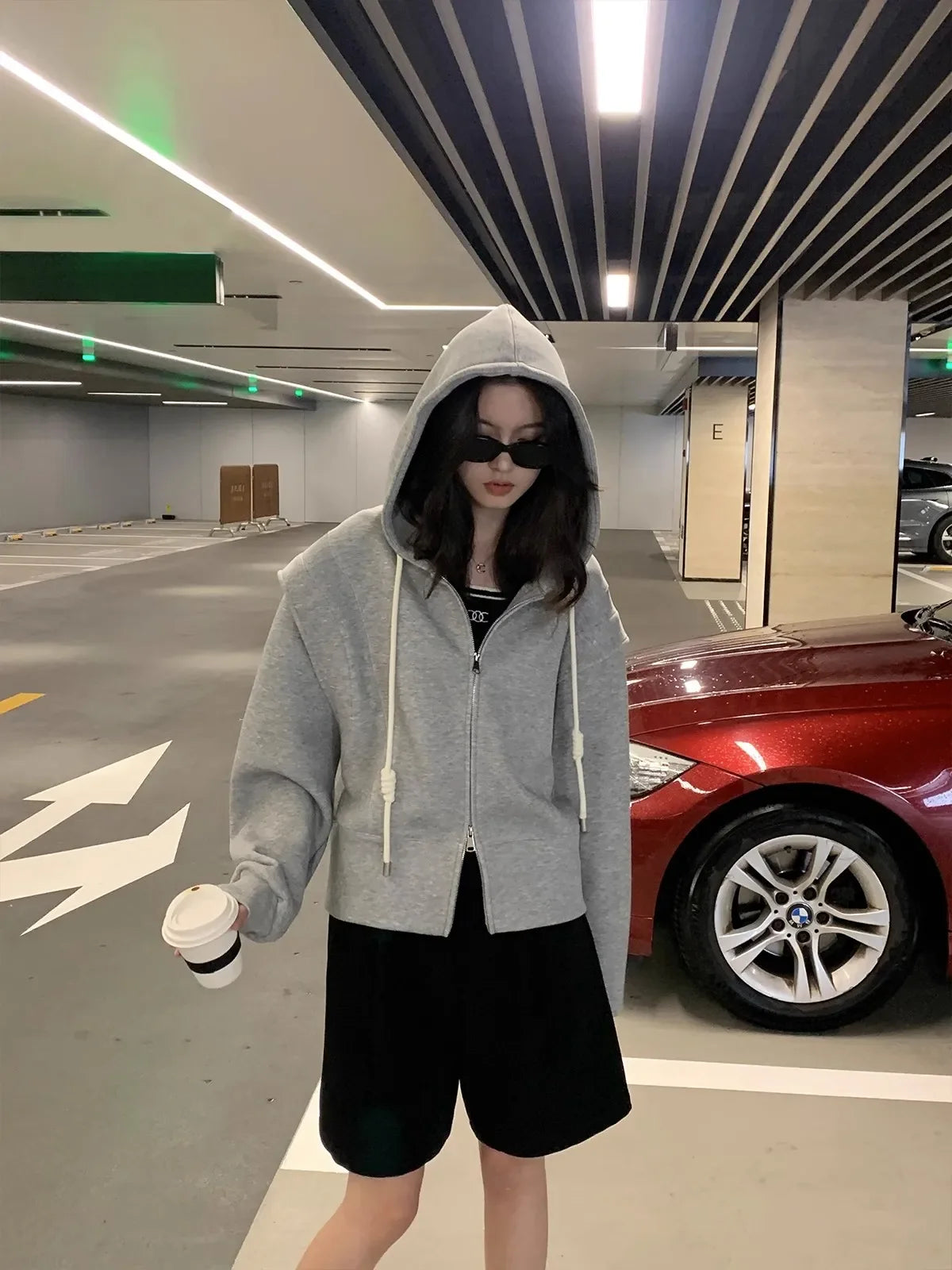 Korean Autumn Winter Casual Zipper Hoodie 2