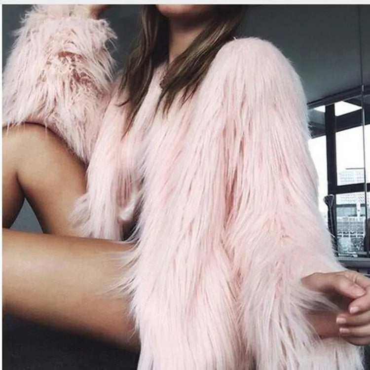 Fuzzy Thick Warm Fluffy Coat