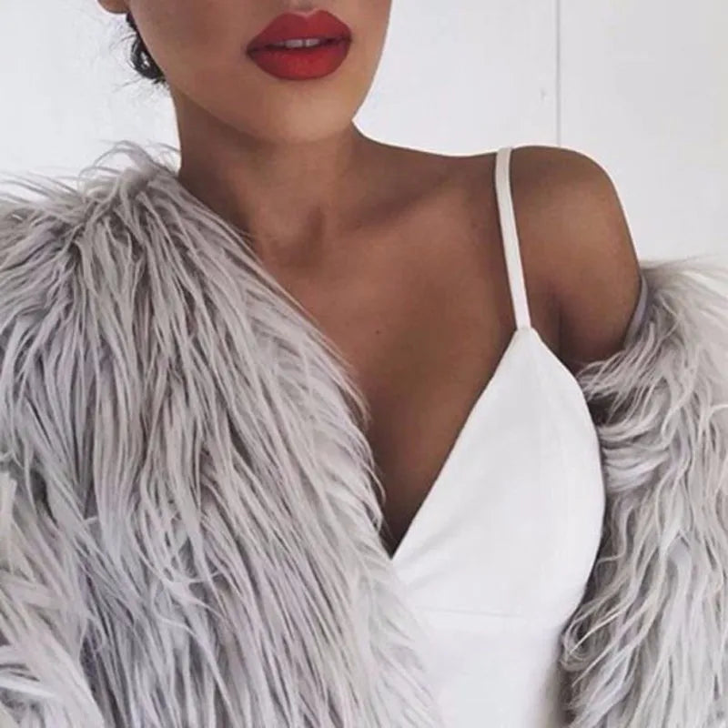 Fuzzy Thick Warm Fluffy Coat