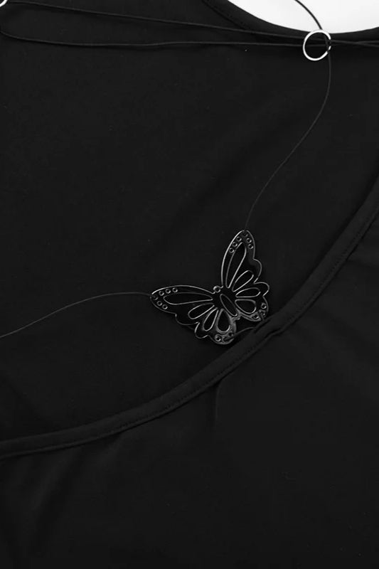 Backless Bandage Butterfly Detail Sleeveless Maxi Dress - View 4