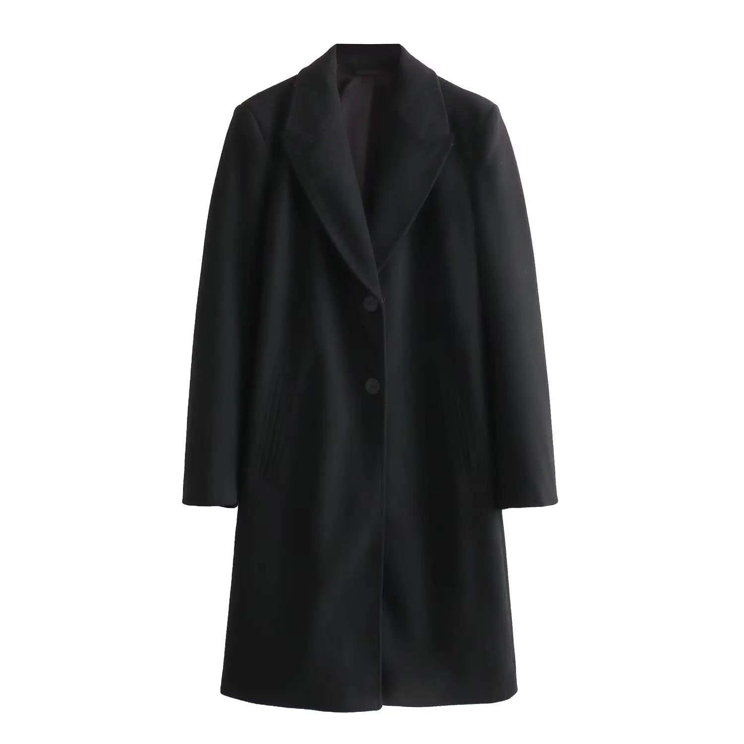 European Soft Slim Style Overcoat
