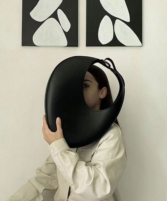 Brown Versatile Oval Large Capacity Shoulder Bag