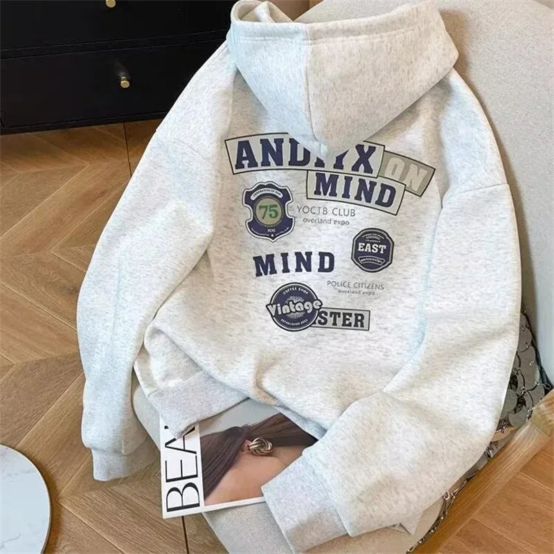 Graphic Printed Vintage Hoodie