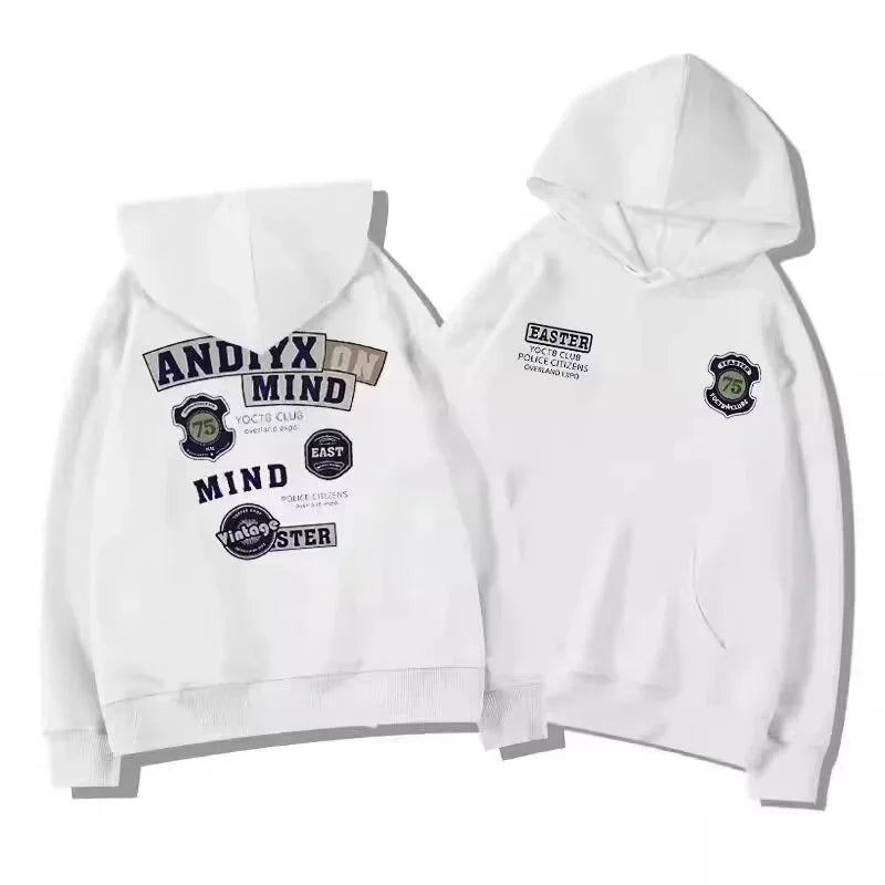 Graphic Printed Vintage Hoodie