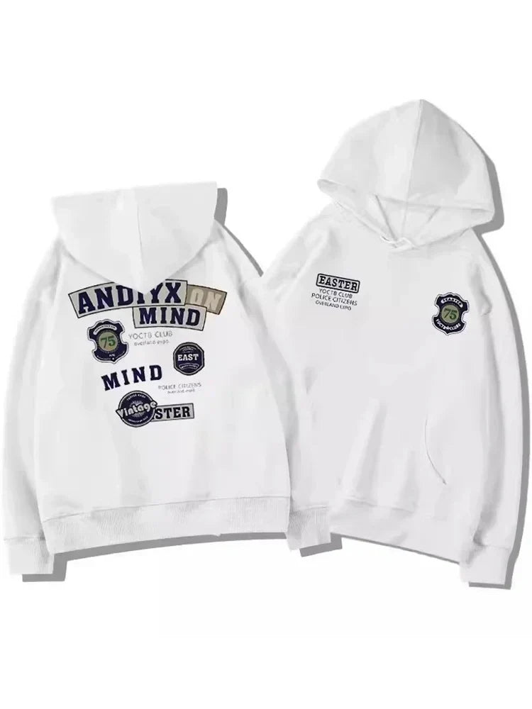 Graphic Printed Vintage Hoodie