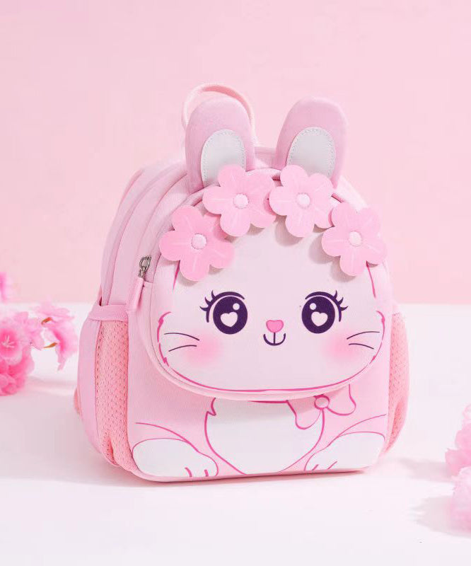 Pink Kids Girls Floral Princess Backpack Bag