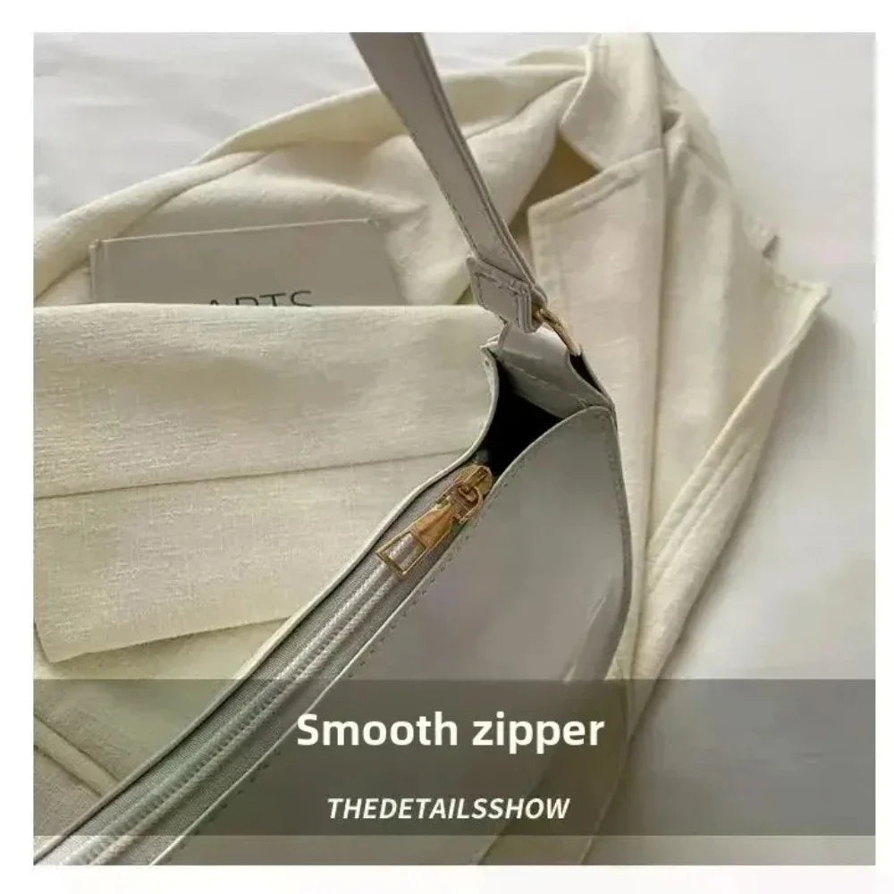 Patent Leather Versatile Fashion Shoulder Bag