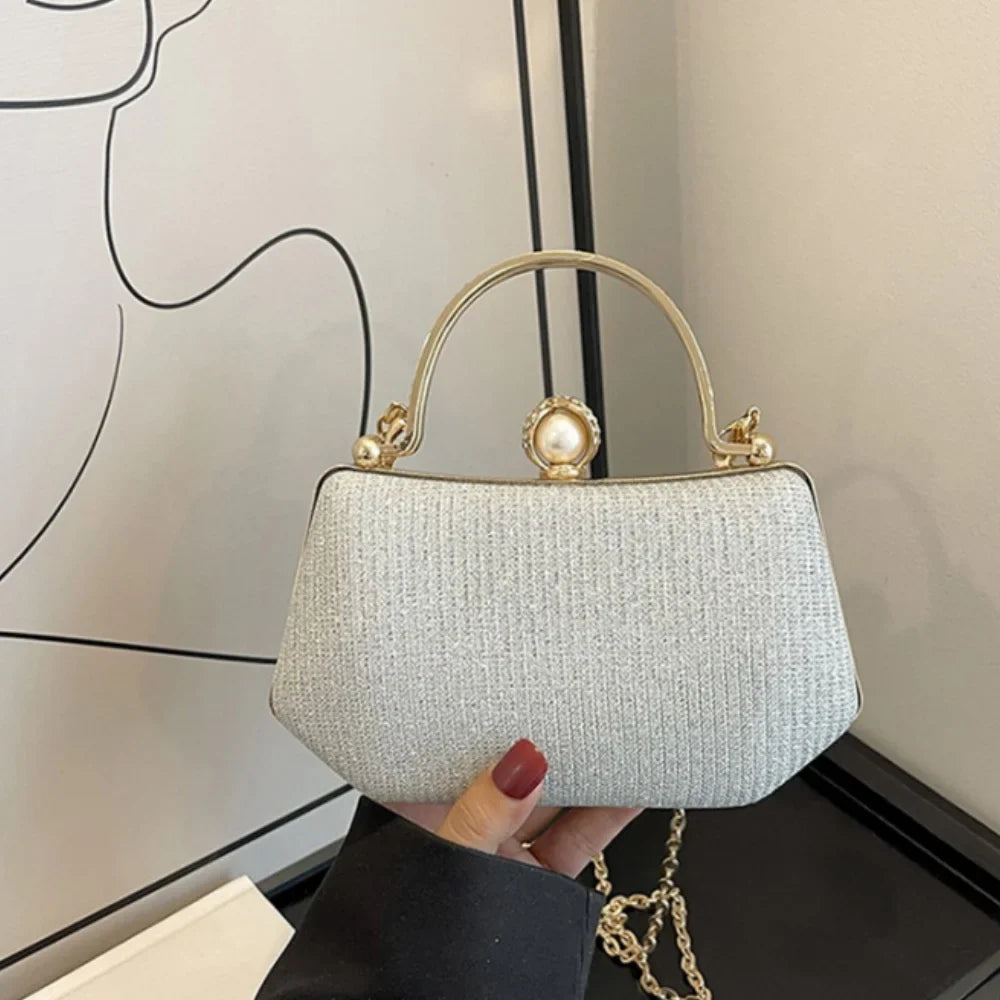 Glitter Evening Banquet Wrist Bag Rhinestone Clutch Bag