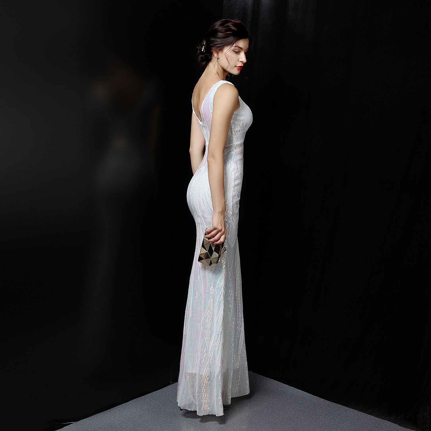 Ava Colorful Sequin Formal Dress - Fashionpara
