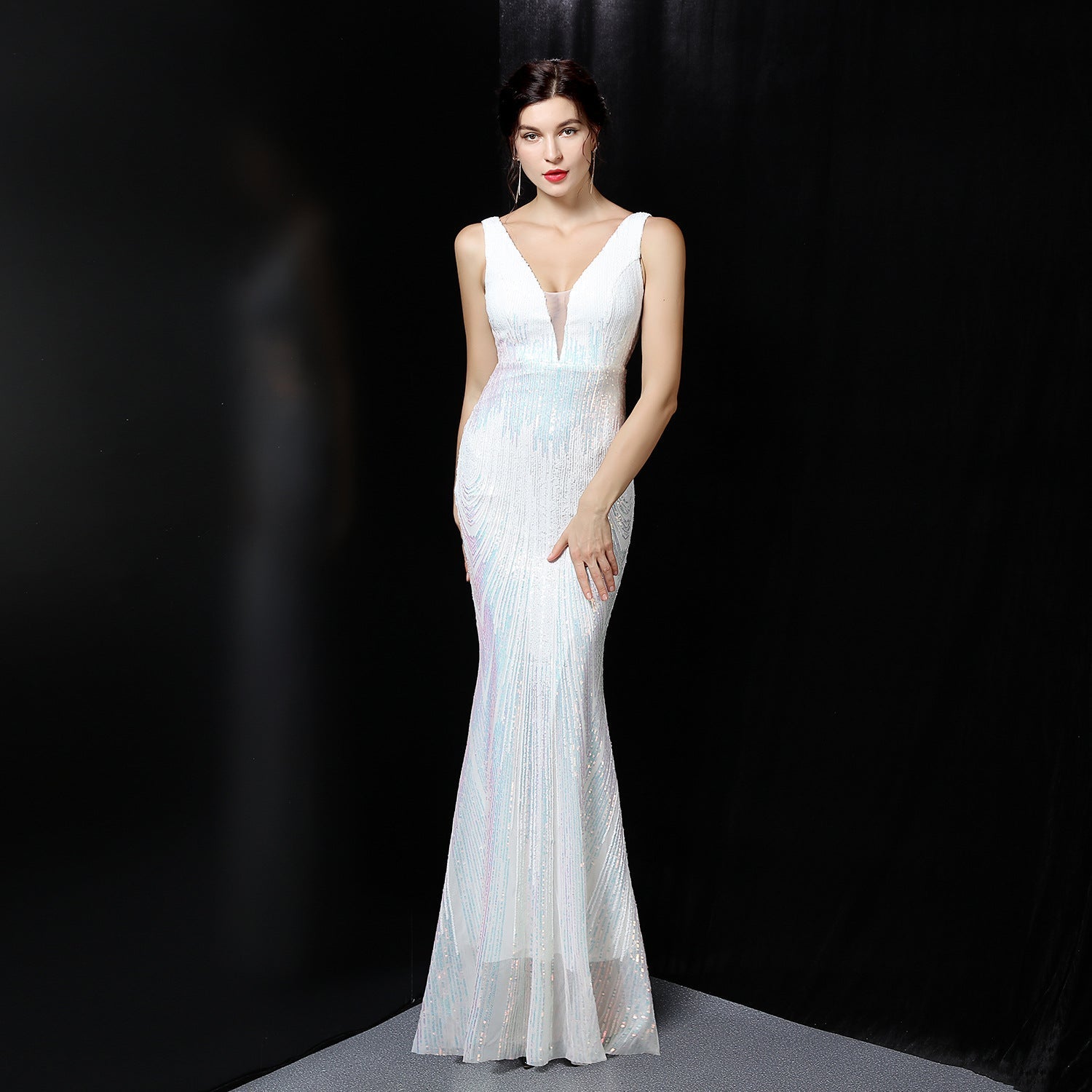 Ava Colorful Sequin Formal Dress - Fashionpara