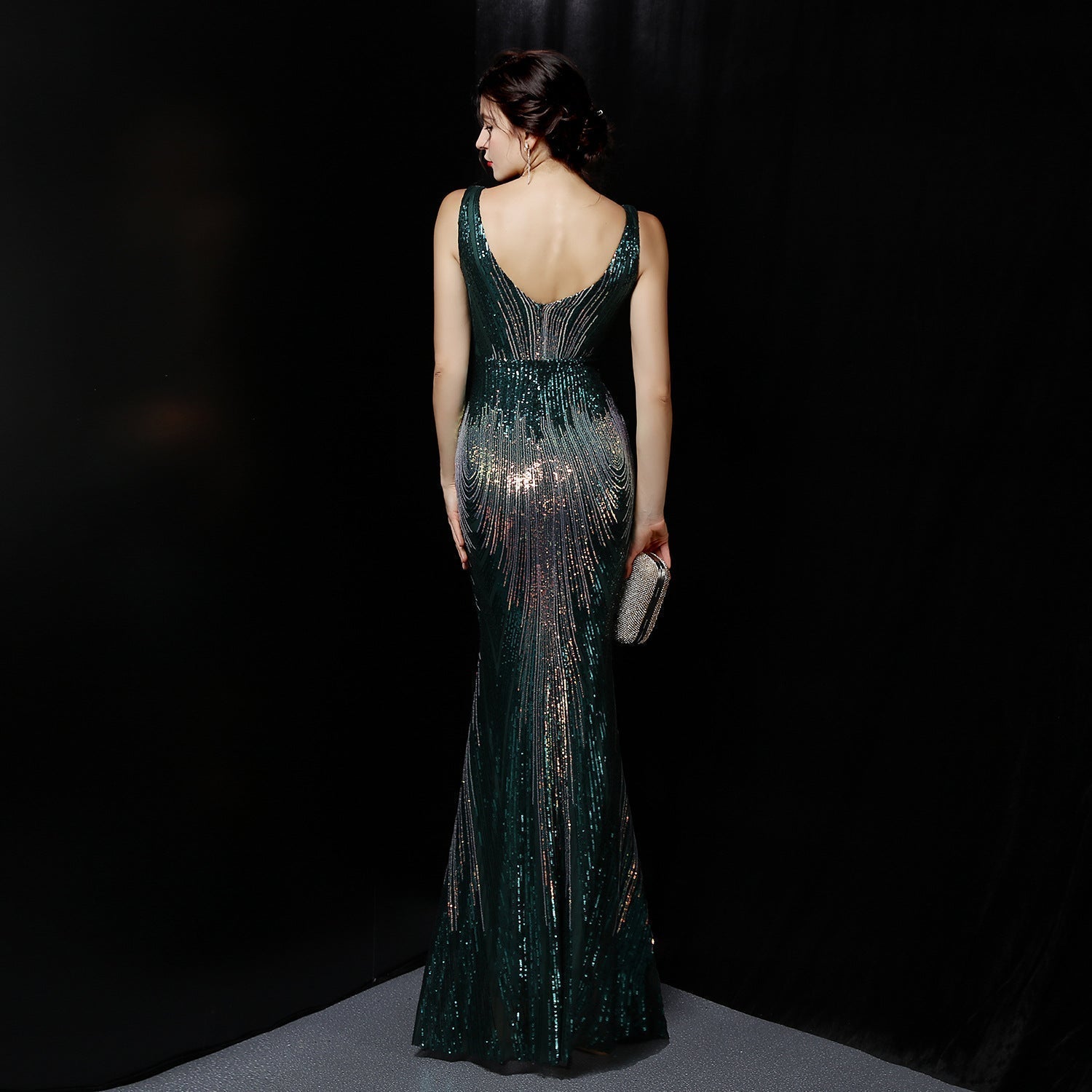Ava Colorful Sequin Formal Dress - Fashionpara