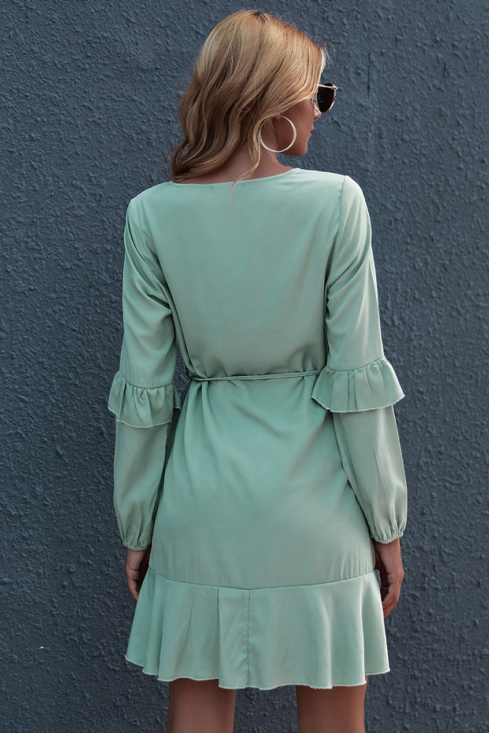 Knitted Long Sleeve Dress - Fashionpara