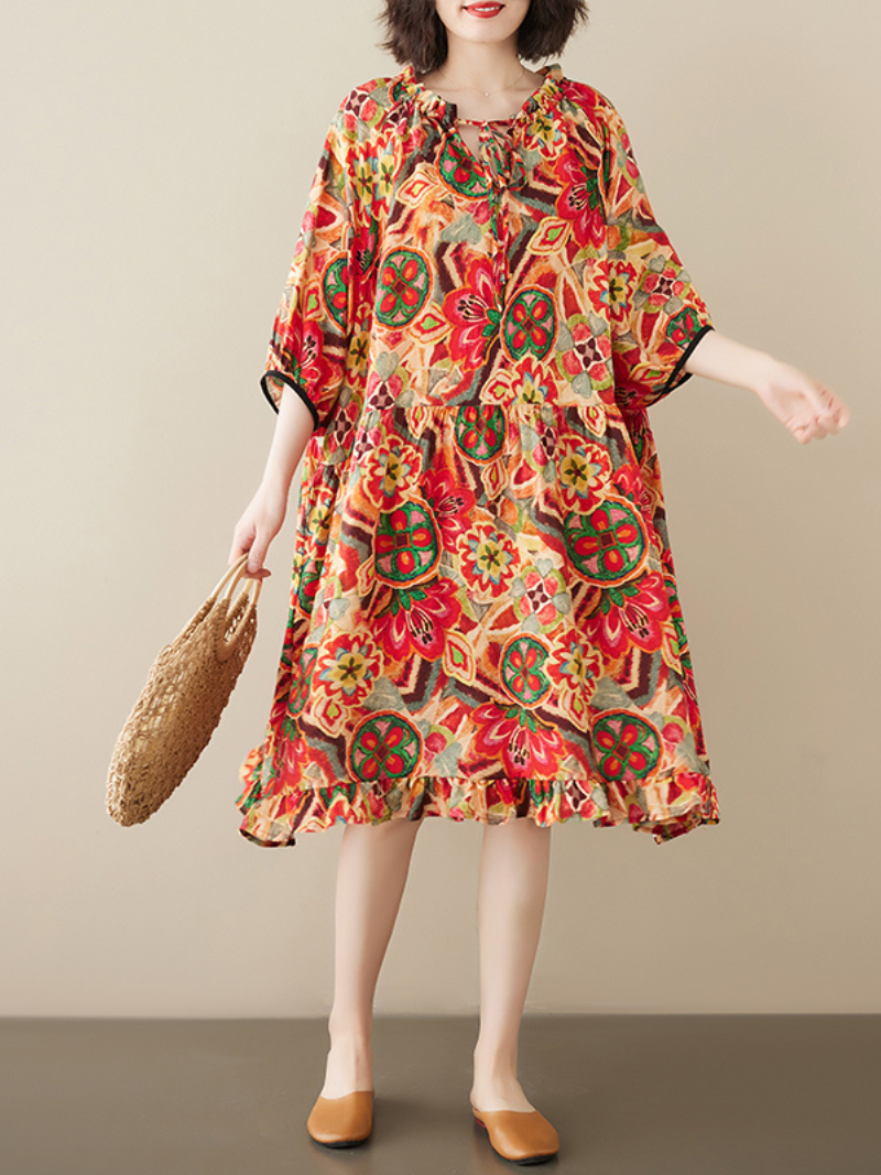 In My Heart bat Sleeve Midi Dress - Fashionpara