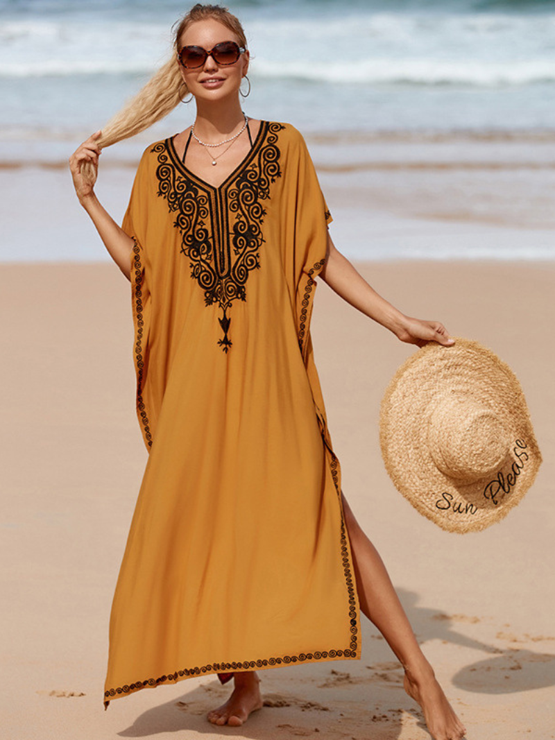 Crazy Love Rayon Stylish Kaftan Dress - Fashionpara