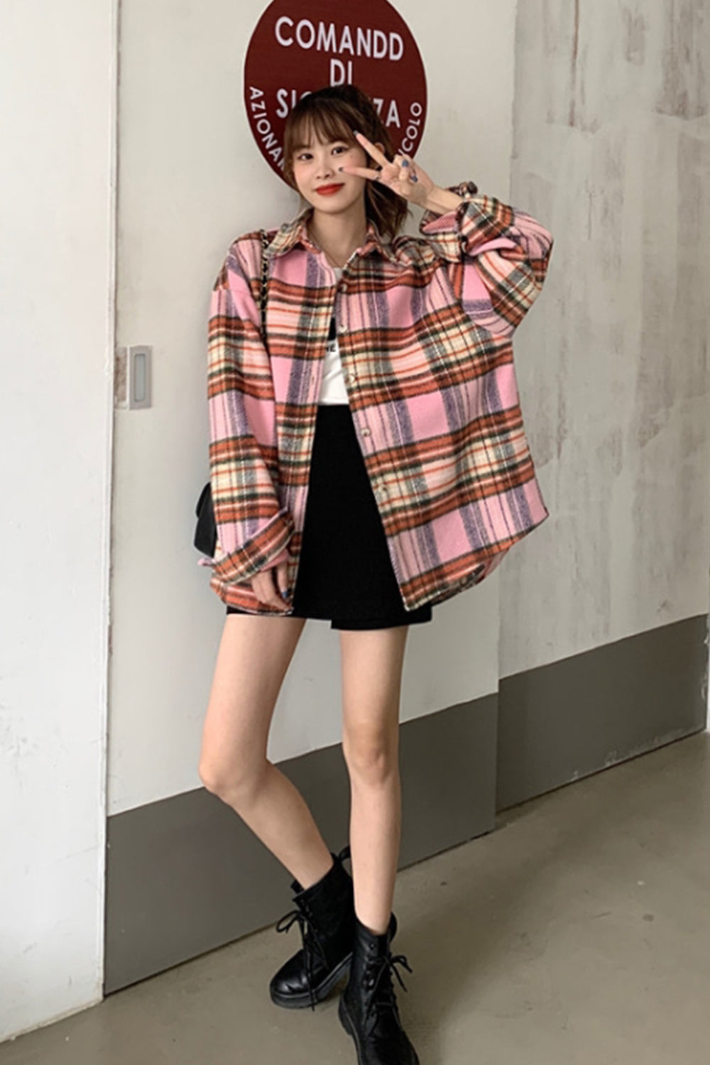 Vintage Plaid Tweed Coat for Timeless Style and Comfort