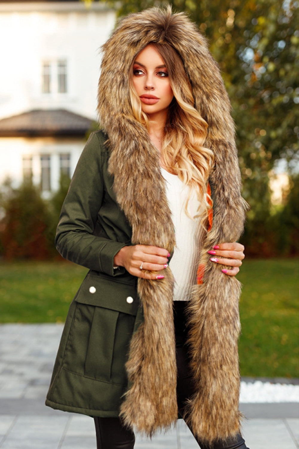 Plush Hooded Windbreaker Coat for Ultimate Comfort and Style