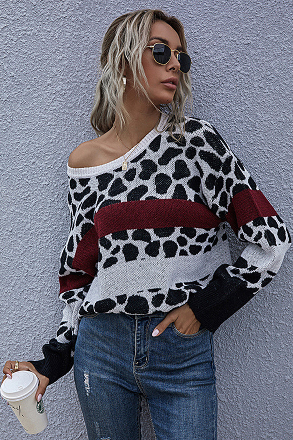 RadyRin Slim-fit Knit Crew Neck Sweater for Effortless Style