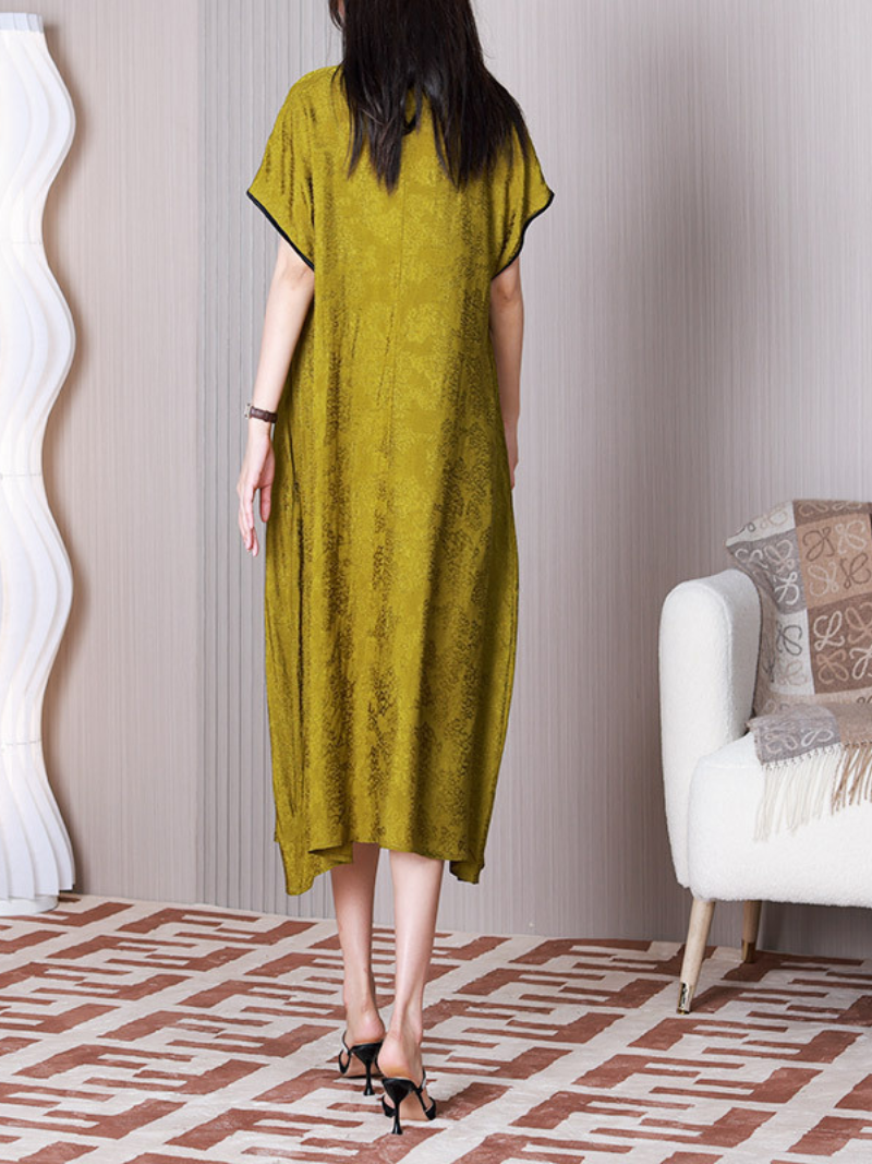 Give Me A Memory V-neck A-line Dress - Fashionpara