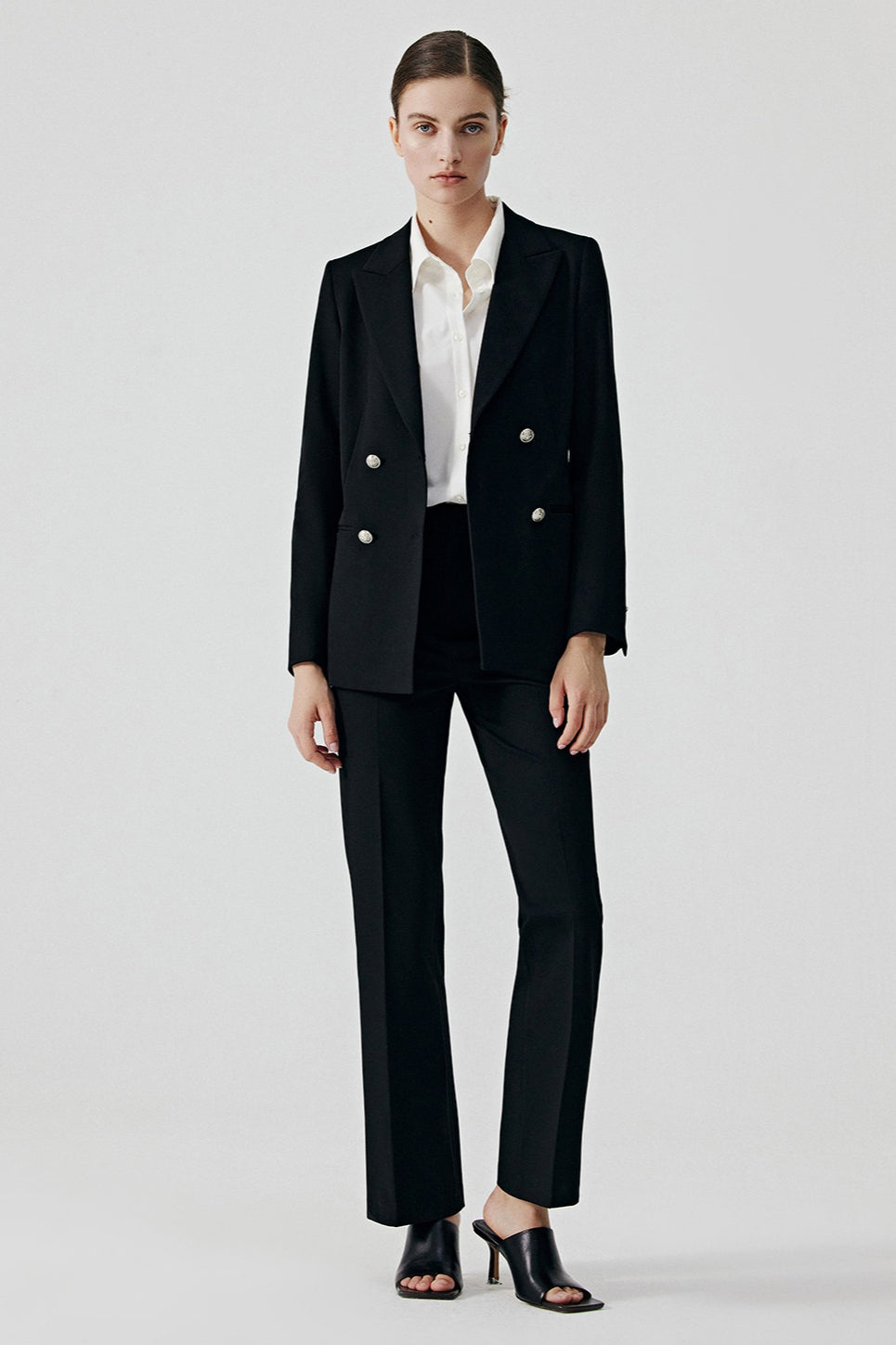 Black Office Career Blazer 4