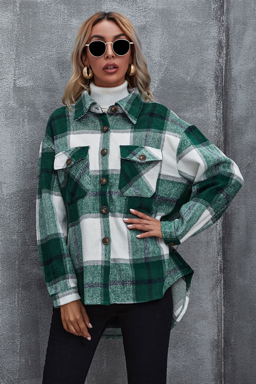 RadyRin Stylish Lapel Long Sleeve Cardigan Coat for Elegance