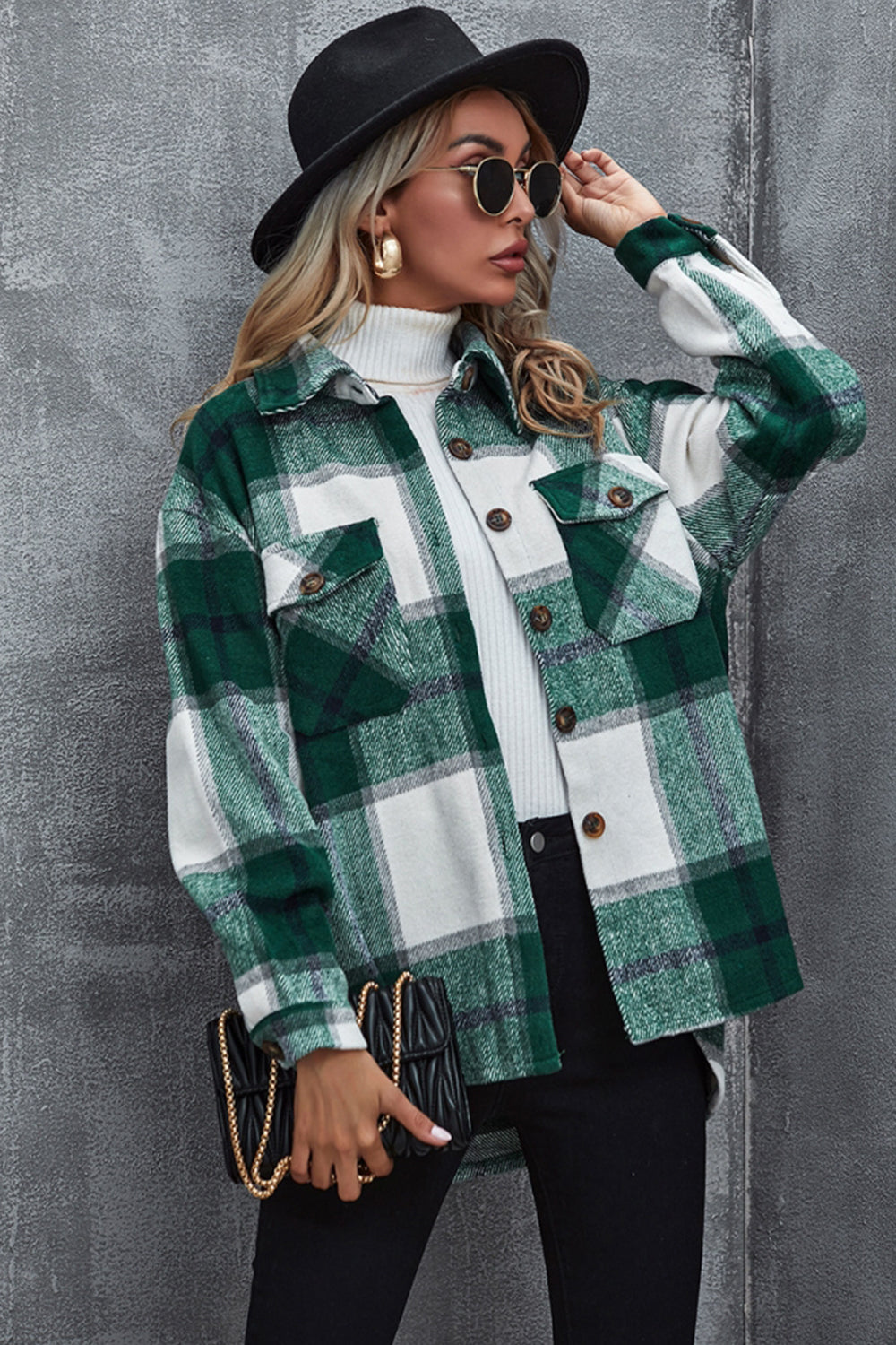 RadyRin Stylish Lapel Long Sleeve Cardigan Coat for Elegance