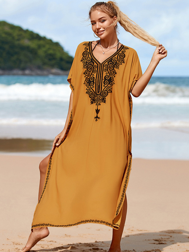 Crazy Love Rayon Stylish Kaftan Dress - Fashionpara