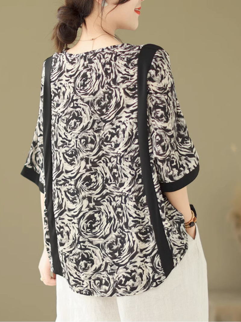 All You Need Round Neck Bat Sleeves Top - Fashionpara