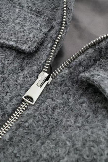 Elegant Tweed Crop Coat for Effortless Street Style