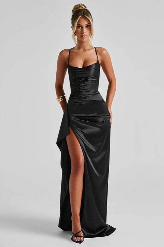 Bodycon Slit Maxi Party Dress