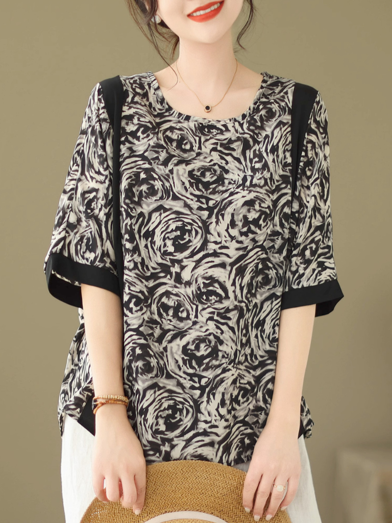 All You Need Round Neck Bat Sleeves Top - Fashionpara