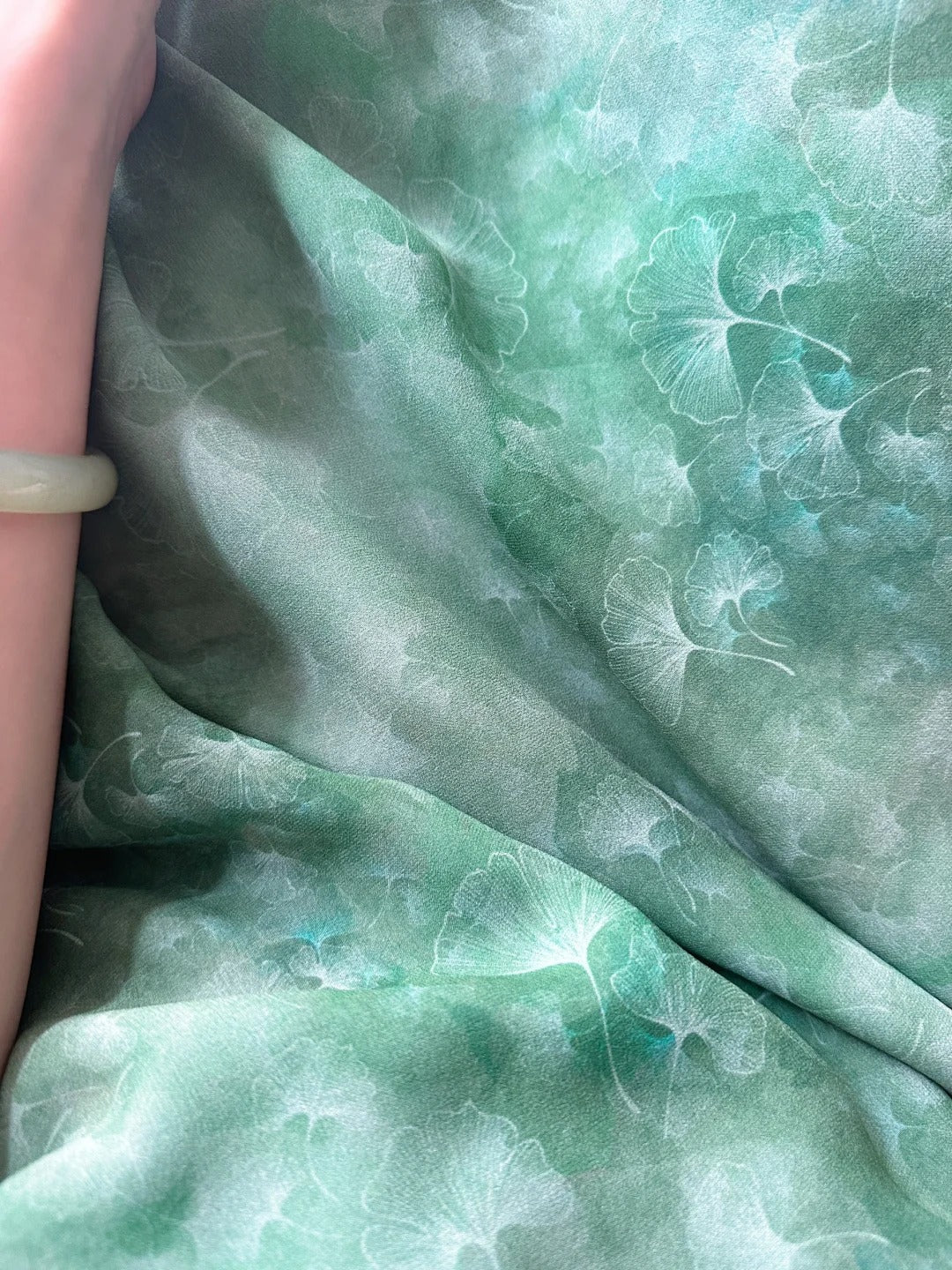 Elegant Dark Green Mermaid Ruffled Chiffon Long Prom Dress Evening Dress P4024