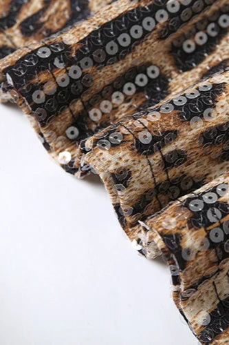 Leopard Print Mini Dress