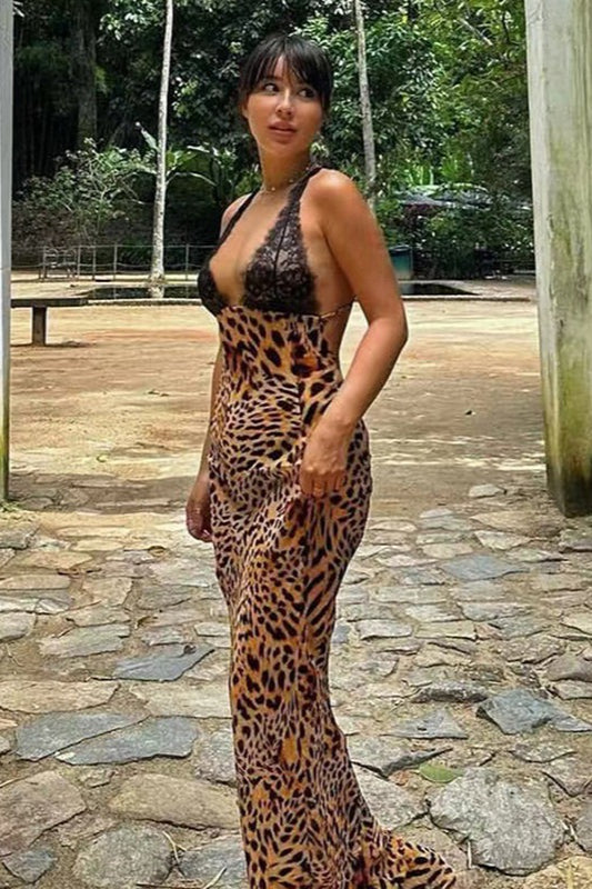 Printed Bodycon Slip Dress