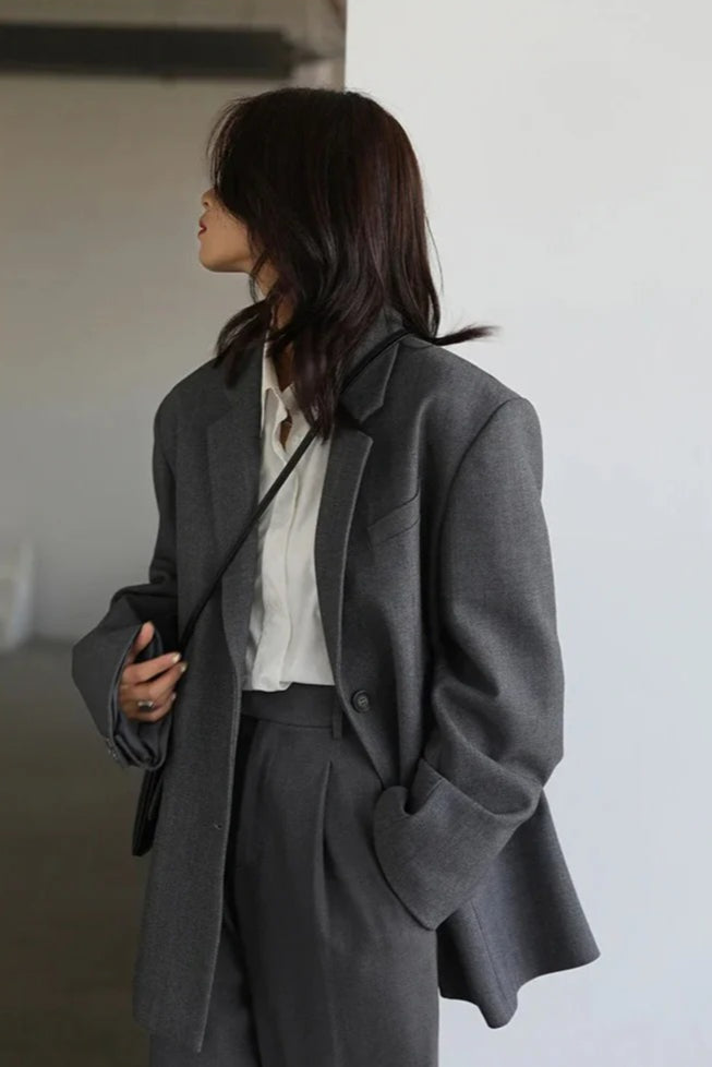Loose Long Sleeve Office Blazer 4
