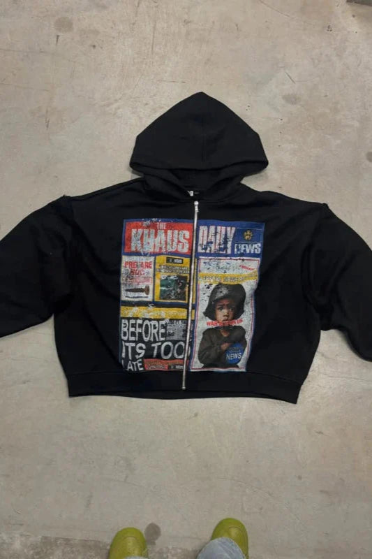 Dark Demonic Destroyer Zip Hoodie