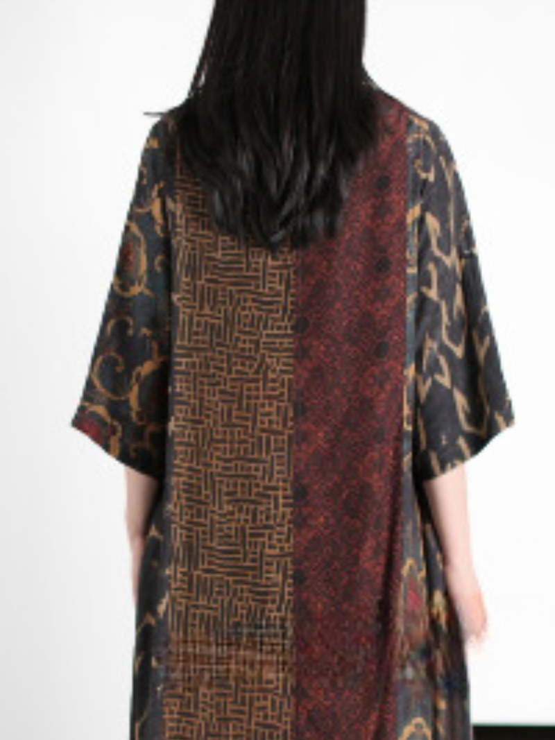 Lovely Soul Round Neck A-line Dress - Fashionpara